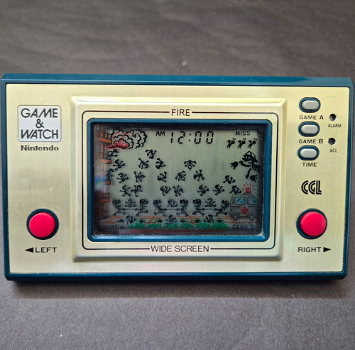 Nintendo game watch - nintendo, fire
