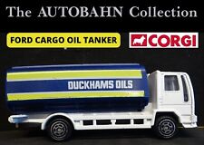 OLD CORGI TOYS FORD CARGO DUCKHAMS OIL TANKER; 1990's DIECAST SCALE LORRY TRUCK