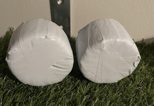 Scale white silage bales - scale,
