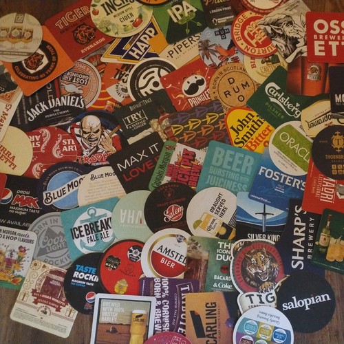 Assorted beer mats - assorted,