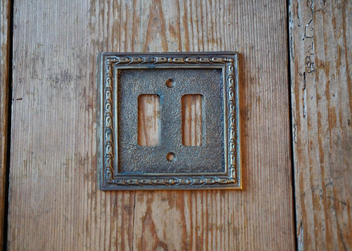 Vintage bronze brass ornate - bronze,