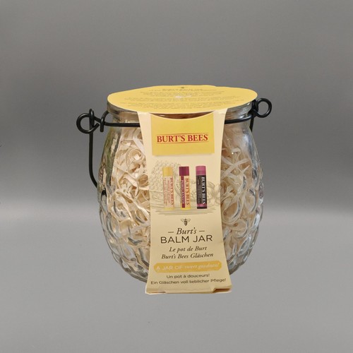 Burt bees balm jar - bees,