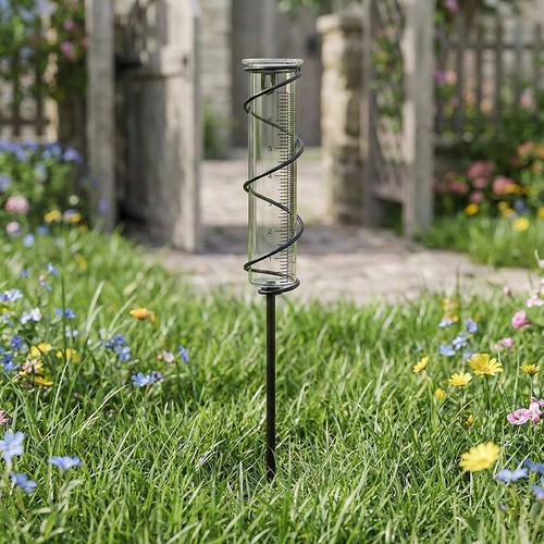 Rain gauge decorative glass - gauge,