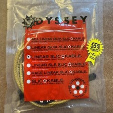 Limited Edition Odyssey BMX Linear Brake Cable K-Shield Slic Kable - Gold Mesh