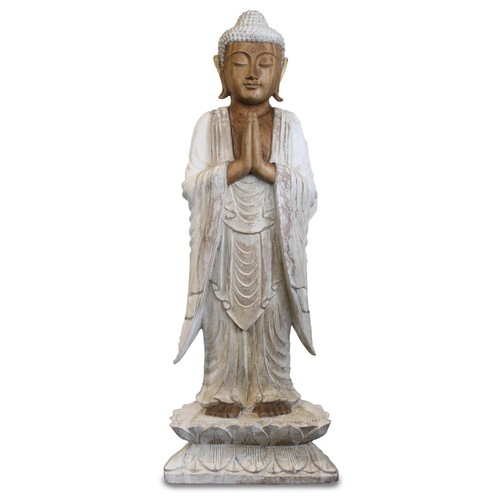 Large hand carved wooden - carved,