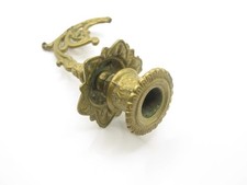 Antique Bronze Piano Candlestick 1940s Swing Arm Sconce Holder Broken Mount