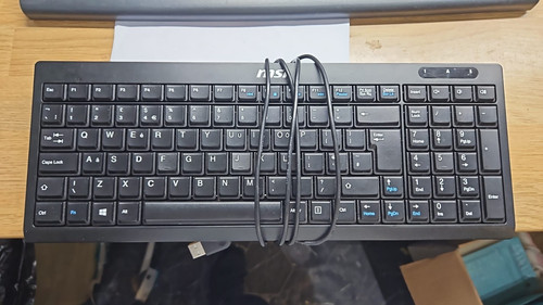 Msi black keyboard 1019 - black, ku-1019