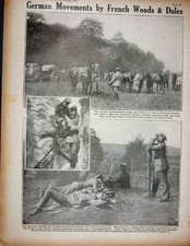 Antique Old Print 1915 Ww1