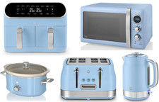 SWAN Retro Blue Kettle Toaster