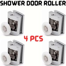 4x Single Bathroom Shower Screen Door Rollers Runners Wheel Top Replacement 23mm