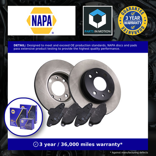 Vented brake discs and pads - and,