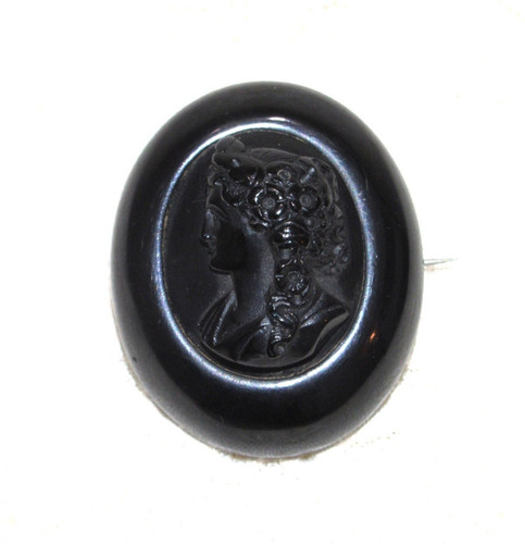 Antique victorian whitby - antique, jet