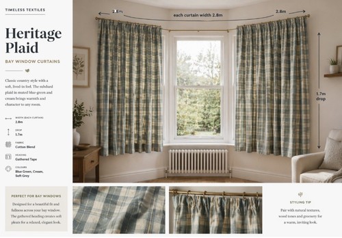 Pair plaid green beige - green,