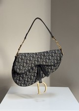 Dior Saddle Bag in Grey and