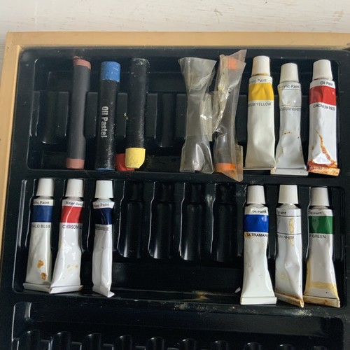 Artists paintbox with paints - artists,
