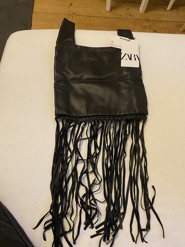 Zara leather wristlet - leather, wristlet/handbag