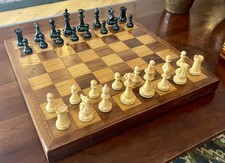 Chess Set. Heavy Oak & Walnut