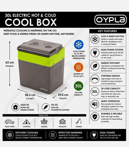 Oypla 30l hot cold - oypla,
