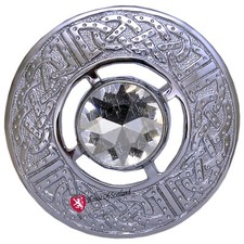 Scottish Kilt Brooch Silver