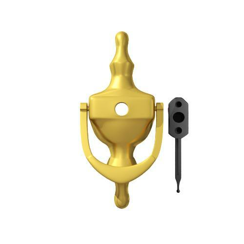 Door knocker with spy hole - spy, 7"