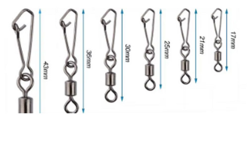 Rolling swivel hook snap link - rolling,