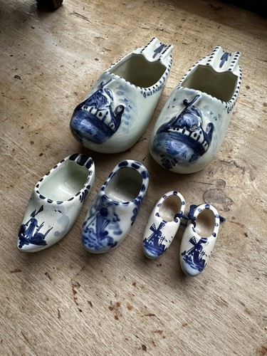 Delft clogs blue and white - delft,
