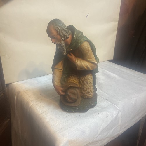 Antique shepherd figure - shepherd,