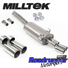Milltek BMW 325i E36 328i Exhaust Cat Back Rear Silencer OEM Style Tip SSXBM1400