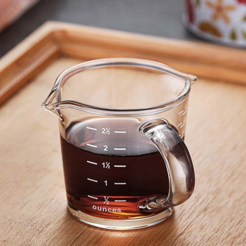 Glass measuring cup - glass, scale