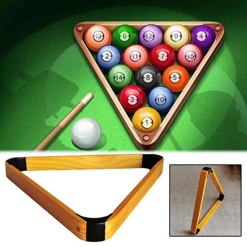 Wooden finish billiard ball - wooden,