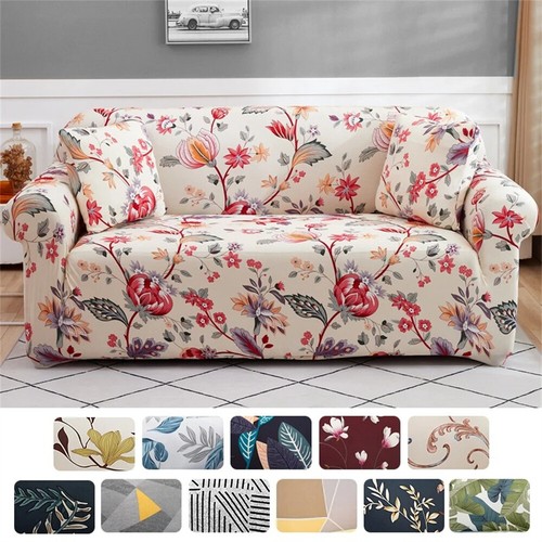 Floral leaves sofa - leaves,
