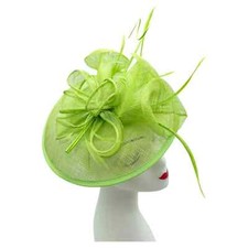 Lime Green Fascinator &