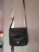 Ladies Black Leather Shoulder