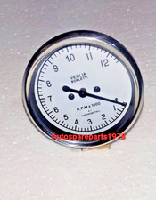 Veglia Borletti Tachometer WHITE FACE DUCATI 12000 rpm 4:1 Replica
