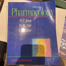 Pharmacology By Humphrey P. Rang, M.Maureen Dale, J.M. Ritter, James Ritter