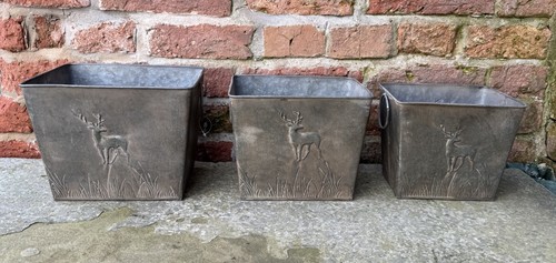 Set nested square metal - of,