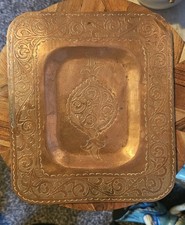 Vintage Copper Tray