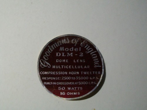 Goodmans model dlm - 2, label
