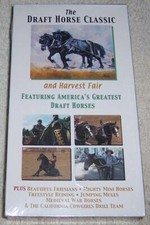 The Draft Horse Classic and Harvest Fair VHS Video Friesians Mini Horses NEW 