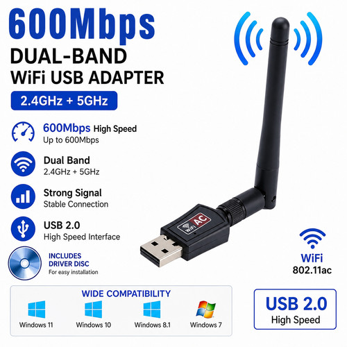 600mbps usb wifi - wifi, adapter