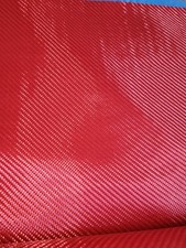 Red Kevler Fabric 2x2 Twill
