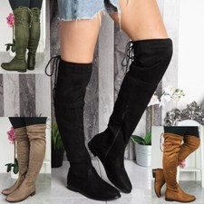 Ladies Thigh High Boots Womens