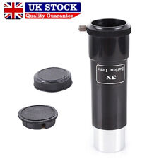 Eyepiece 3X Barlow Lens w/ Optical Glass Lens F Astronomical Telescope 1.25inch