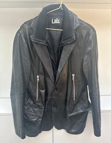Lab pal zileri black - lab, leather