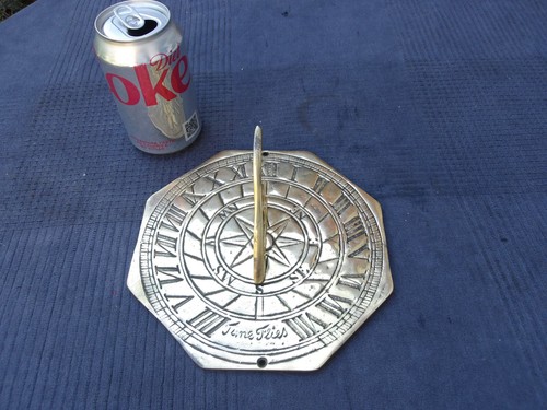Polished brass octagonal metal - octagonal,