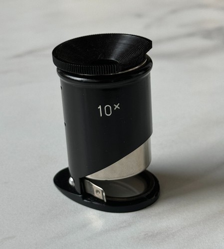 Soviet 10x jeweler loupe - loupe, –