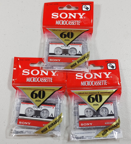 Lot sony microcassette - of,