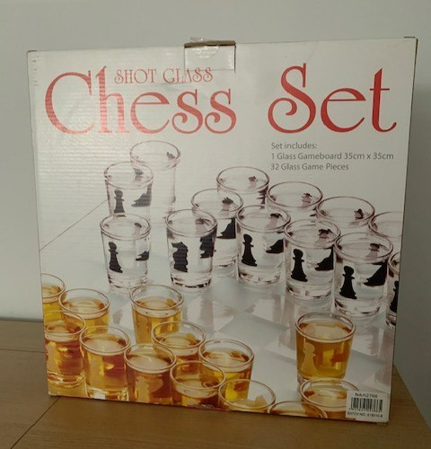 Shot glass chess - chess, set