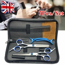 7Pcs Professional Hairdressing Scissors Stainless Steel Hair Cutting Thinning UK