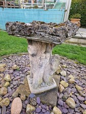 Vintage owl design stone bird